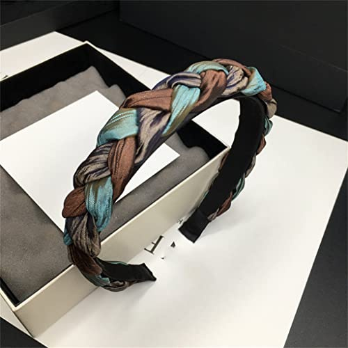 Haarbänder für Frauen Twist Braid Stirnband Farbe geflochtenes Stirnband Mode Haarnadel Haarhöhle Haarschmuck