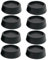 HOUDERCO 8pcs Washing Machine Pads Skidproof Noise Reducing Support Pads for Home and Hotel