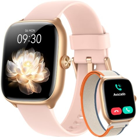Gydom Smart Watch for Women, 1.75 AMOLED HD Touchscreen Smartwatch (Rose Pink, 1.75)
