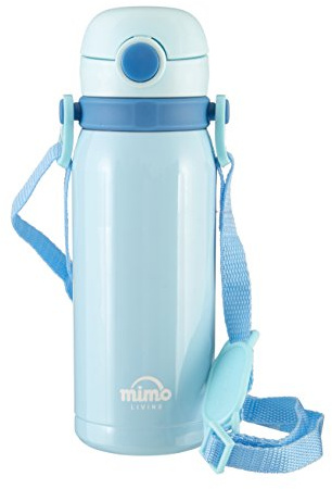 Premier Housewares Mimo Kids Drinks Bottle, Polypropylene, Blue, 450 ml