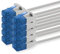 1aTTack.de 660349 Cat6 Cat.6 Kabel Cat Netzwerkkabel 7,5m - Patchkabel Slim Kabel (Kleiner Durchmesser - sehr flexibel) 1000 Mbit/s - 10 Stück - grau