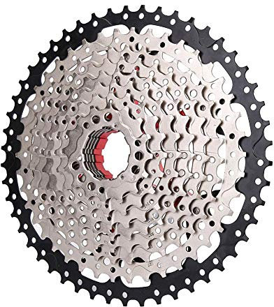 VGEBY1 10 Fach Kassette, 11-50T Kassettenfreilauf Kettenrad Ersatzteil Kassette für Mountainbike Rennrad MTB