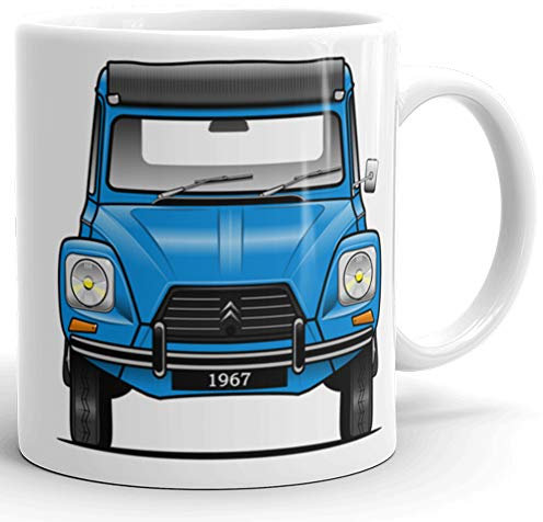 Flattwin Edition 2CV MUG - Dyane Bleue