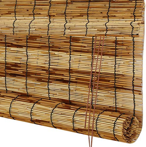 HHXX Les Rideaux en RéTro, Les Rideaux en Rouleaux De Roseau, Peuvent êTre LevéS Et AbaisséS, Les Stores Pare-Soleil Et De Radioprotection,Peuvent êTre PersonnaliséS