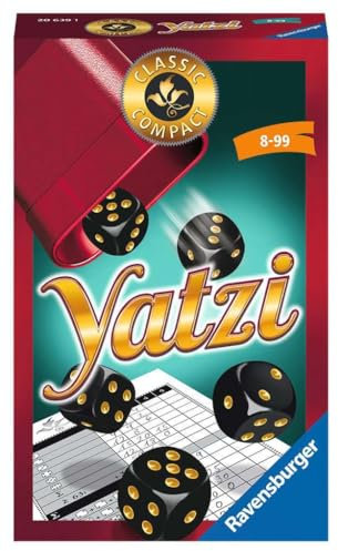 Ravensburger®, Classic Compact Yatzi, 20639, beliebtes Würfelspiel ab 8 Jahren