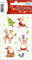 HERMA 15629 Aufkleber Weihnachtsmann, 30 Stück, Weihnachten Sticker mit Nikolaus Santa Claus Sterne Motiv, Kinder Etiketten für Weihnachtsdeko Geschenke Adventskalender Winter Deko Briefe DIY Basteln