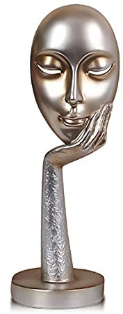 Tauzveok Bronze Skulptur,Paar Statue Und Skulpturen Antik Verzierung Für Möbel Mini Artwork Wohnzimmer Decoration Figuren,Rose Gold Large