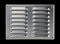 Steinberg14 Stainless steel 260x190mm Metal Air Vent Cover with Insect Mesh - 10x7.5 inch Ventilation Grille - Rectangular Air Vents for Outdoor and Indoor - Air Vent Register for Walls and Ceilings