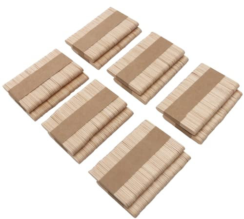 OWLKELA MINI Size Lollipop Sticks-600pcs 2.5 inch, Natural Wood Lolly Craft Sticks for Home and School Crafts, Popsicle Sticks, Ideal for Arts and Handwork, Classroom Art Supplies