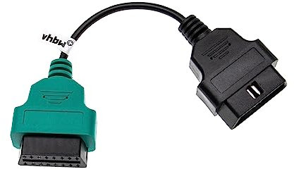 vhbw OBD2 Adapter A1 16Pin-OBD1 auf OBD2 für Auto, KFZ z.B. kompatibel mit Alfa Romeo, FIAT, Lancia Auto
