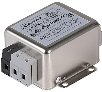 Cloudray 10A Einphasen-Universalfilter EMI-Filter für Stromleitungen Terminal Power Purifier Noise Suppressor CO2 Cutter