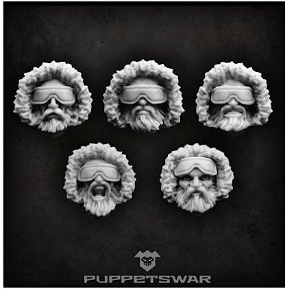 Green Stuff World für Modelle und Miniaturen Arctic Troopers Heads S090