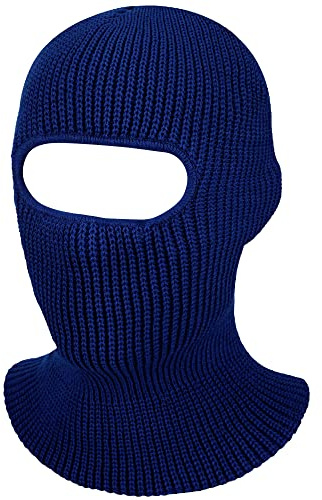 Geyoga Gestrickte Sturmhaube Erwachsene 1 Loch Atmungsaktive Winddichte Gestrickte Vollgesichtsabdeckung Skimaske