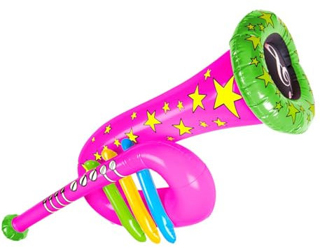 W WIDMANN MILANO Party Fashion - Aufblasbare Tuba, 63 cm, Musikinstrument, Zirkus, Accessoire für Clowns Kostüme