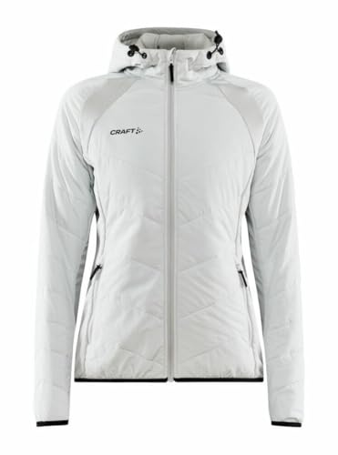 Craft Damen Adv Explore Hybrid Übergangsjacke Damen | Leichte, Wattierte Windjacke mit Jersey-einsätzen | Verstellbare Kapuze Jacke (1er Pack)