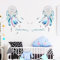 Bustlwor Wandtattoo Schlafzimmer, Wandtattoo, Wandtattoo Flur, Geeignet zur Dekoration von Schlafzimmern, Wohnzimmern, Kinderzimmern, Büros und anderen Orten