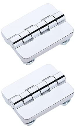 AthuAh Scharniere, Türscharniere innen, 2 Stück Versand-Kabinentürscharniere mit Bolzen, Edelstahl-Türscharniere for Schiffe, Wohnmobile usw.