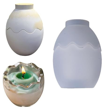 Silikonform Kerzenhalter, Eierschale Silikonform Ostern Kerze, Ostern Kerzenformen zum Gießen, Kreative Epoxidharzformen Gipsformen zum Gießen