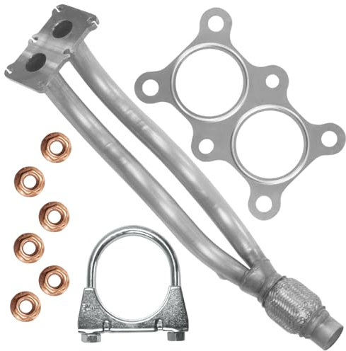 Polmo Schalldämpferset Auspuff Kollektorrohr für A3 8L 1996-06/2003 1.6 Schrägheck