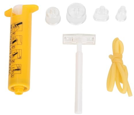 Bissstich-Extraktor-Set, Saugwerkzeug, Pumpe, Insekten, Käfer, Biene, Schlange, Erste Hilfe, Schneller Notfall Wandern, Rucksackreisen, Camping