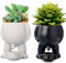 LEVDRO Piss Pot Planter, Nouveauté Pipi Planteur Pot - Verser de l’Eau, Pipi Funny Vase, Taille du Jardin 5,3 » 13,5 cm, Pot de Fleur Funny Vase Home Decor (Mix)