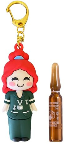 NHS Band 5 Disjoncteur d'ampoule : porte-clés pratique pour les professionnels soignés, Brun, 6 cm