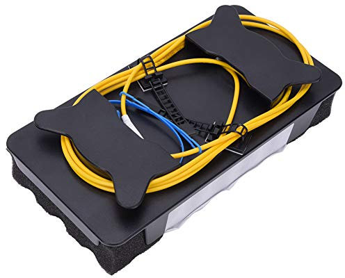 ZJchao OTDR Cable, Single Mode 500M Fiber Optic Test Extension Cord for LC/UPC-LC/UPC, No Joint, ≤0.5dBm/km Loss, Light and Portable, Eliminator for OTDR Dead Zone