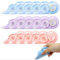 Soleeya 15 Stück Korrekturroller Set 12 m x 5 mm Mini-Korrekturmaus mit Schutzkappe, 3 Farben Correction Tape, Büro Schule Hausgebrauch Korrekturroller Maus (Rosa, Blau, Lila)