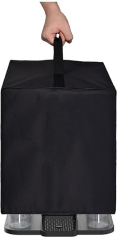 Cubierta antipolvo para máquina de cócteles y máquina de bebidas para cápsulas bartesianas, compatible con máquina de coctelería y máquina de bebidas para cápsulas bartesianas (BEHB101) (negro)