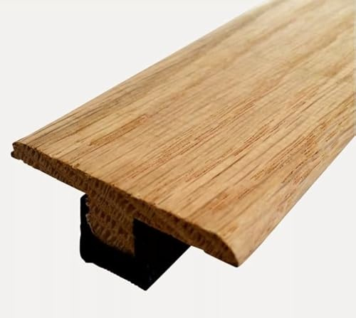 Solid Oak T bar Threshold Door Bar Trim 900mm Length (900mm Length T-Bar)