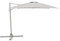 METRO Professional Sombrilla de Terraza Colgante, Aluminio/Poliéster, 3x3m, Sombrilla de Jardín con Manivela, Protección UV50+, Giro de 360°, Impermeable, Plata/Platino