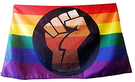 BESPORTBLE Regenbogen Flagge Regenbogenfarbene Dekorative Flagge Lichtbeständige Pride-banner Für Garten Und Outdoor