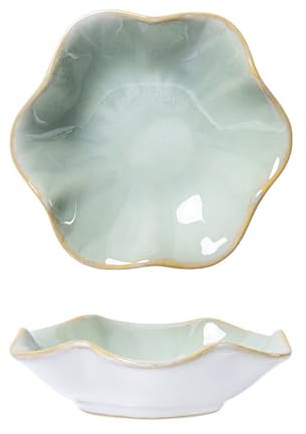 Xgvzs 1 PCS Ceramic Spoon Rest Ceramic Jewelry Tray Tea Bag Holder Dish for Ring Necklace Bracelet for Coffee Station Homes Decor Storage Accessories (Green)