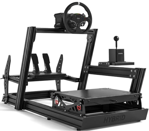 GT Omega HYBRID Cockpit - Made of Durable Aluminium, Adjustable Pedal