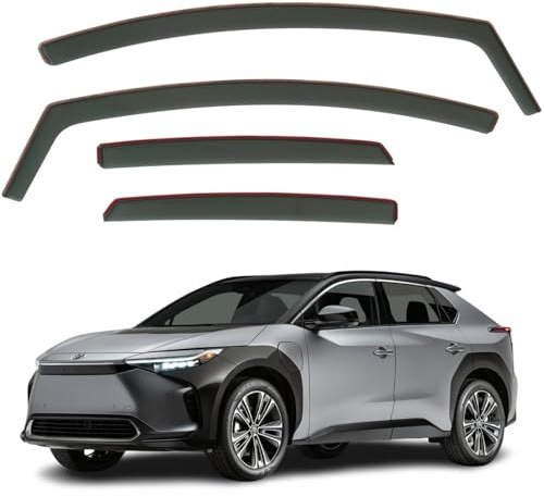 4pcs Wind Deflectors For TOYOTA bZ4X 5-door SUV 2023 2024 2025 2026 Models. bz4x Rain Guards, bz4x Window Visors.