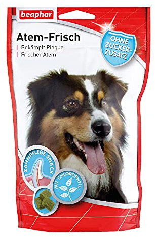Beaphar Atem-Frisch - Für Hunde - Zahnpflege Snack - Ohne Zuckerzusatz - 150 g
