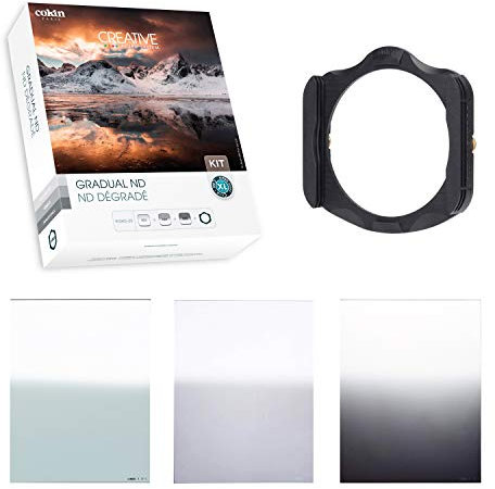 Cokin Quadratischer Filter Gradual ND Creative Kit Plus – inkl. Filterhalter XL (X), Gnd 1-Stop (121L), Gnd 2-Stop (121M), Gnd 3-Stop Soft (121S)