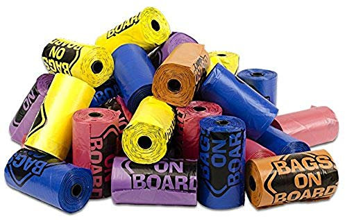 Bags On Board Hundekotbeutel - Starke, auslaufsichere Hundekotbeutel - 840 Rainbow Bags