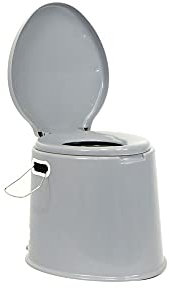 Leisurewize LW537 Portable Loo - Portable Toilet with Toilet Roll holder, Bucket and Lid