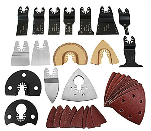 FEVERWORK 66pcs Oscillating Multitool Saw Blades for Bosch Fein Dremel Makita Machines
