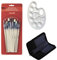 BRUNNEN 1048929 Schulpinselset (12 er Set, Naturhaar) (1, 12 Pinsel + Tasche + Mischpalette)