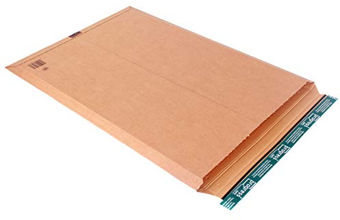 progressPACK Versandtasche Premium aus Wellpappe, 530 x 740 x 55 mm, PP W01.11; Kalenderversandtaschen; braun; 50 Stück im Pack
