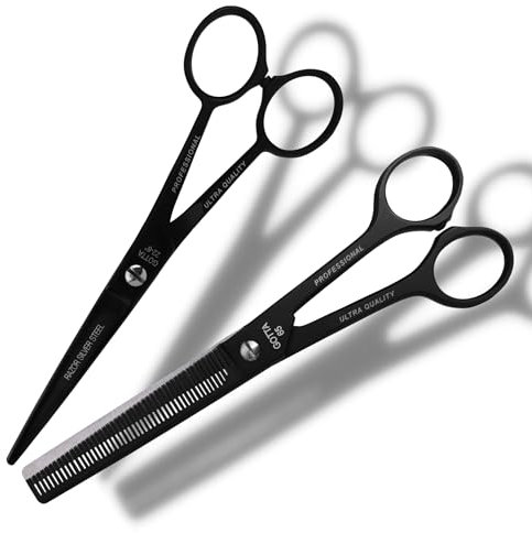 WELTMEISTER Solingen Germany 2-Teiliges Profi Friseurscheren Set, Haarschere 6 & Effilierschere 6,5