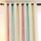 Michorinee Vorhang Kinderzimmer Blickdicht Gardinen Mädchen Junge Hohle Sterne Verdunkelung Vorhänge Farbverlauf mit Ösen Voile für Mädchenzimmer, Blau Rosa 1 Stücke 240 × 132cm (H × B)