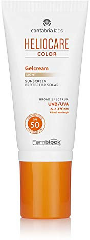 Heliocare Color Gelcream Light getönter Sonnenschutz SPF 50 UVB UVA Schutz, 50 ml