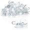 com-four® 40x Ventosas - Soporte de Ventosa Universal con Ganchos de Metal - Ventosas para Colgar Luces de Colores, Toallas y Decoraciones (Ø 3cm - 40 piezas)