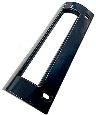 ELECTROTODO Tirador de Puerta Frigorífico Negro – Repuesto Compatible con Frigoríficos Balay, Lynx, Bosch – Asa de Plástico Resistente, Distancia entre Tornillos 16 cm 00094459