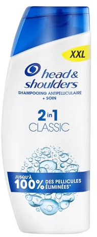 Head & Shoulders Classic 2 in 1 Anti Dandruff Shampoo 625ml Up to 100% Dandruff Removed Clinically Proven for All Hair Types Daily Use Refreshing