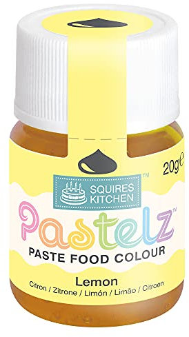 Squires Kitchen PASTELZ Pastel Food Colouring Paste - Lemon 20g