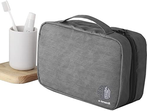Ebrainit Trousse de Toilette Voyage Trousse de Toilette Homme Trousse de Toilette a Suspendre Trousse de Toilette Grande capacité Trousse de Voyage Avion Trousse de Toilette Homme Femme